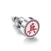 Новый шик в китайском стиле Новый продукт Китайский стиль Шахматы Титановая сталь Пусеты Черный Генерал Красный Красивые Шахматы
