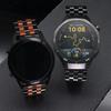 22-мм металлический ремешок для Huawei Watch GT5 Pro 46 мм 4 4Pro, ремешки из нержавеющей стали для Samsung Galaxy Gear S3 Amazfit Balance GTR 4 3 2