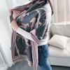Winter Cashmere Scarf Lady Design Luxury Brand Warm Pashmina Blanket Wraps Women Shawl Female Decoration Thick Foulard