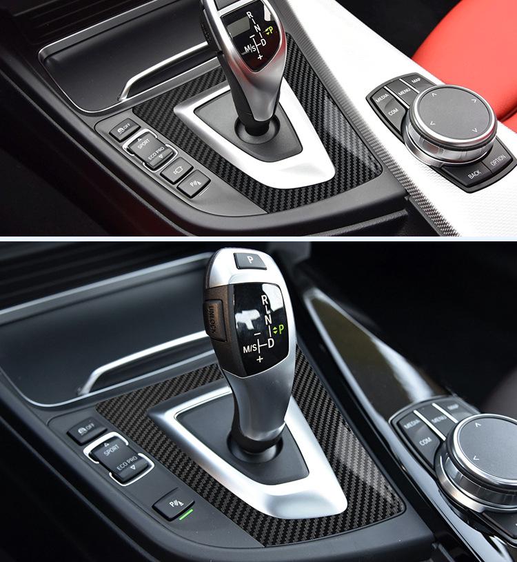Накладка на рычаг переключения передач и ручку для BMW 3 и 4 серии (F30, 318, 320GT, F34, F35)
