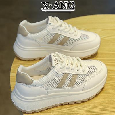 Летние дышащие кожаные кроссовки с сеткой, модель Forrest Gump, детские, 2025 новинка, повседневные спортивные женские кроссовки, легкие беговые кроссовки