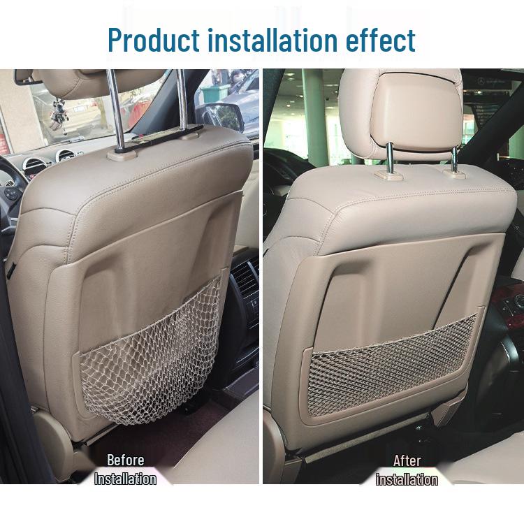 Mercedes-Benz W166 W164 Сетчатый карман для хранения на спинку сиденья для ML, GLE, R, GLS, GL