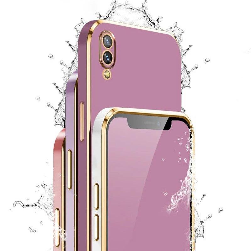 Чехол для Samsung Galaxy A02, чехол для Samsung Galaxy M02 SM-A022F SM-A022M, роскошный чехол для телефона с квадратным покрытием, противоударная задняя крышка