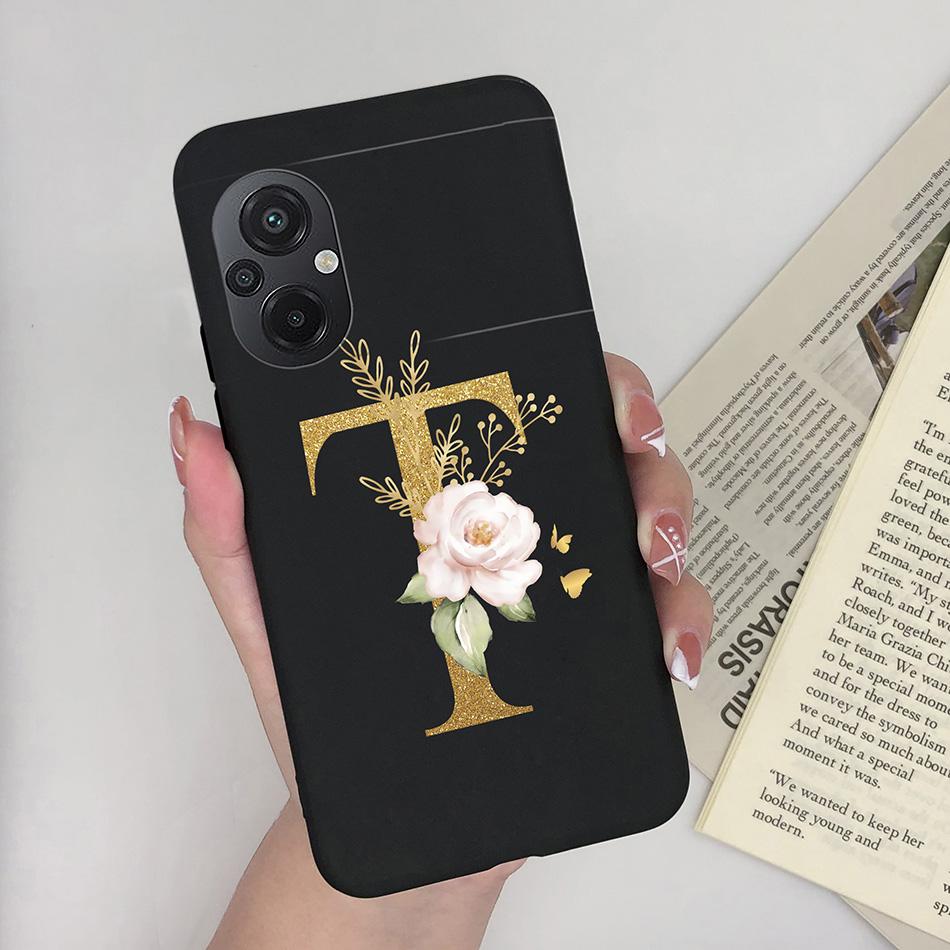 Для Xiaomi POCO M5 Чехол Роскошный Модный Силиконовый Мягкий ТПУ Задняя Панель Защитная Оболочка Телефона Для Xioami POCO M5 4G Милый Чехол с Буквами Сумки