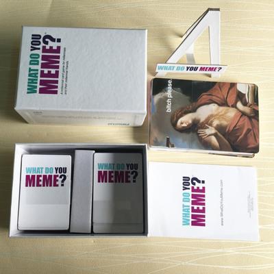 Английская версия карточной игры what do you meme настольная игра для вечеринок интерактивная карта