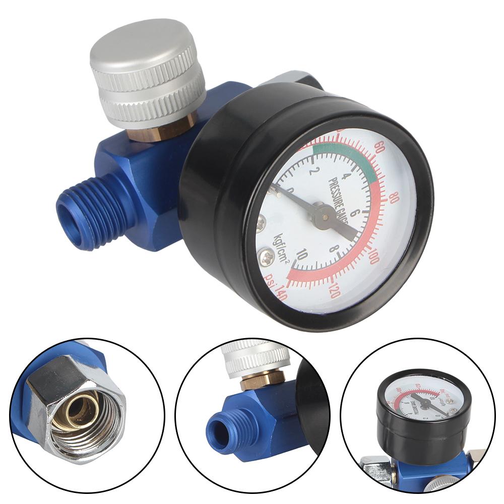 Oil-Water Separator Filter Spray Gun Air Regulator Gauge Pneumatic Tools For Airbrush Air Pressure Adjustment EU Adapter 1/4" Thread