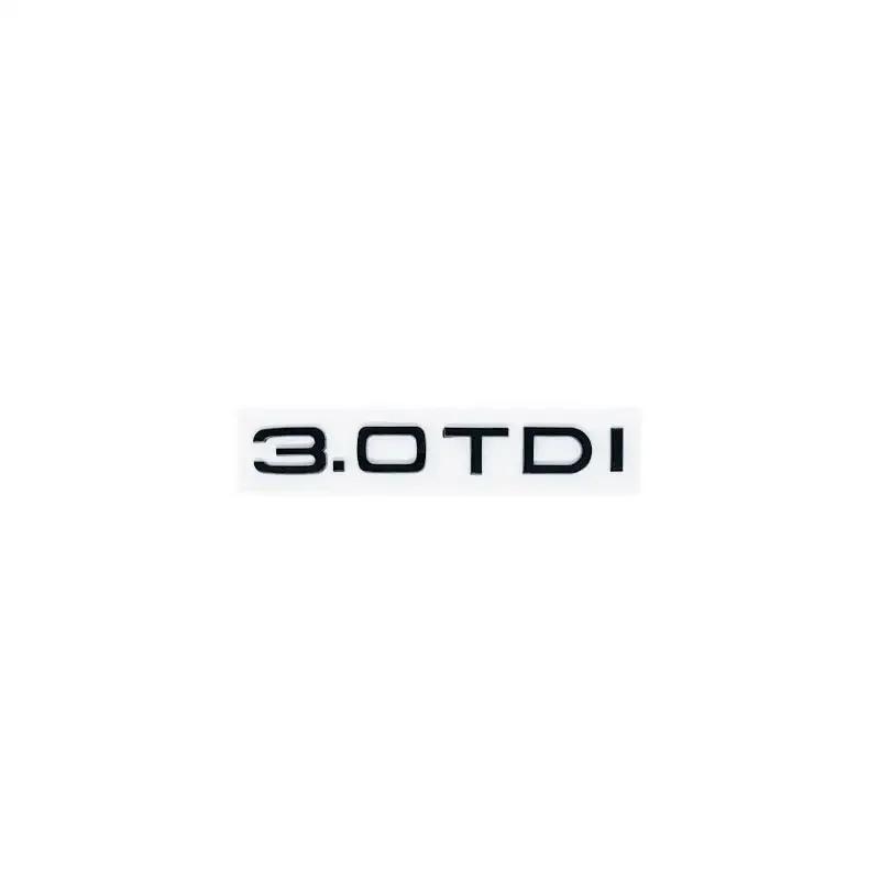 2026 3D ABS Emblem for AQ2 2.0TDI 2.5TDI 3.0TDI 35/40/45/50TDI - Fit A1 A3 A4 A5 A6 A7 A8 Q2 Q3 Q5 Q7 Car Trunk Badge Sticker