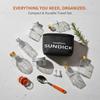 7 Pcs/Set Portable Salt Bottle Moisture Proof BBQ Sauce Container Durable Spice Cruets Set  BBQ