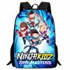 Школьная сумка с принтом Ninja Kidz, Мультяшный повседневный рюкзак для начальной школы, 1 класс