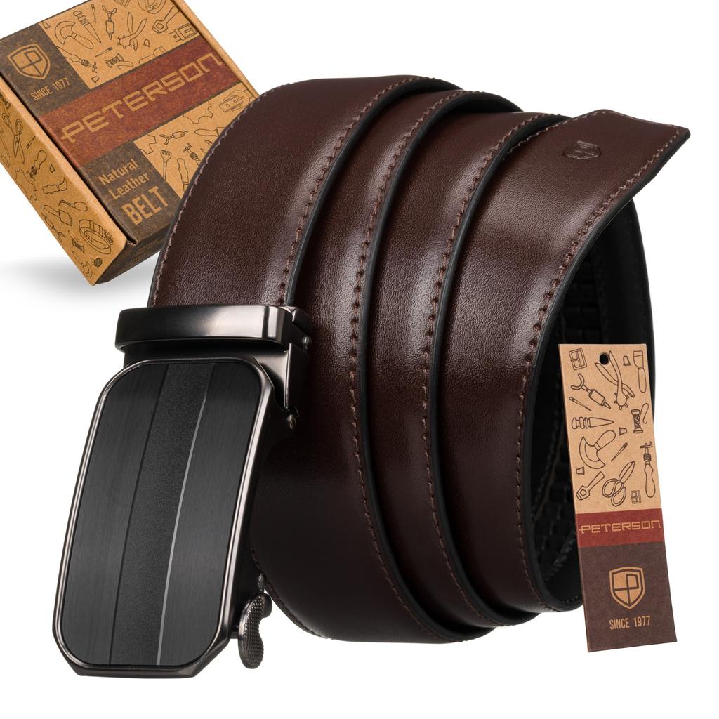 PU+leather strap 35 mm PTN AB35-115-03-PUL BROWN