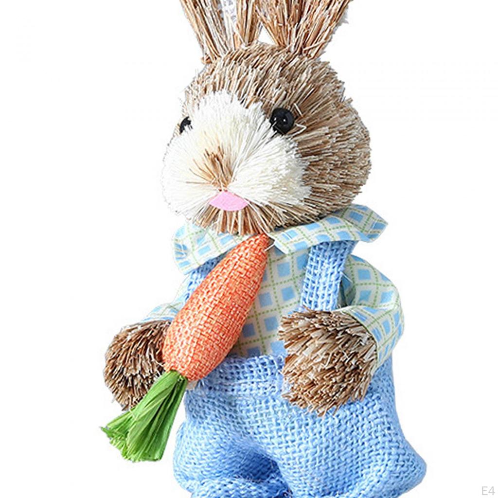 Статуэтка статуэтка пасхального кролика украшение прекрасное настольное украшение для домашнего рабочего стола декор