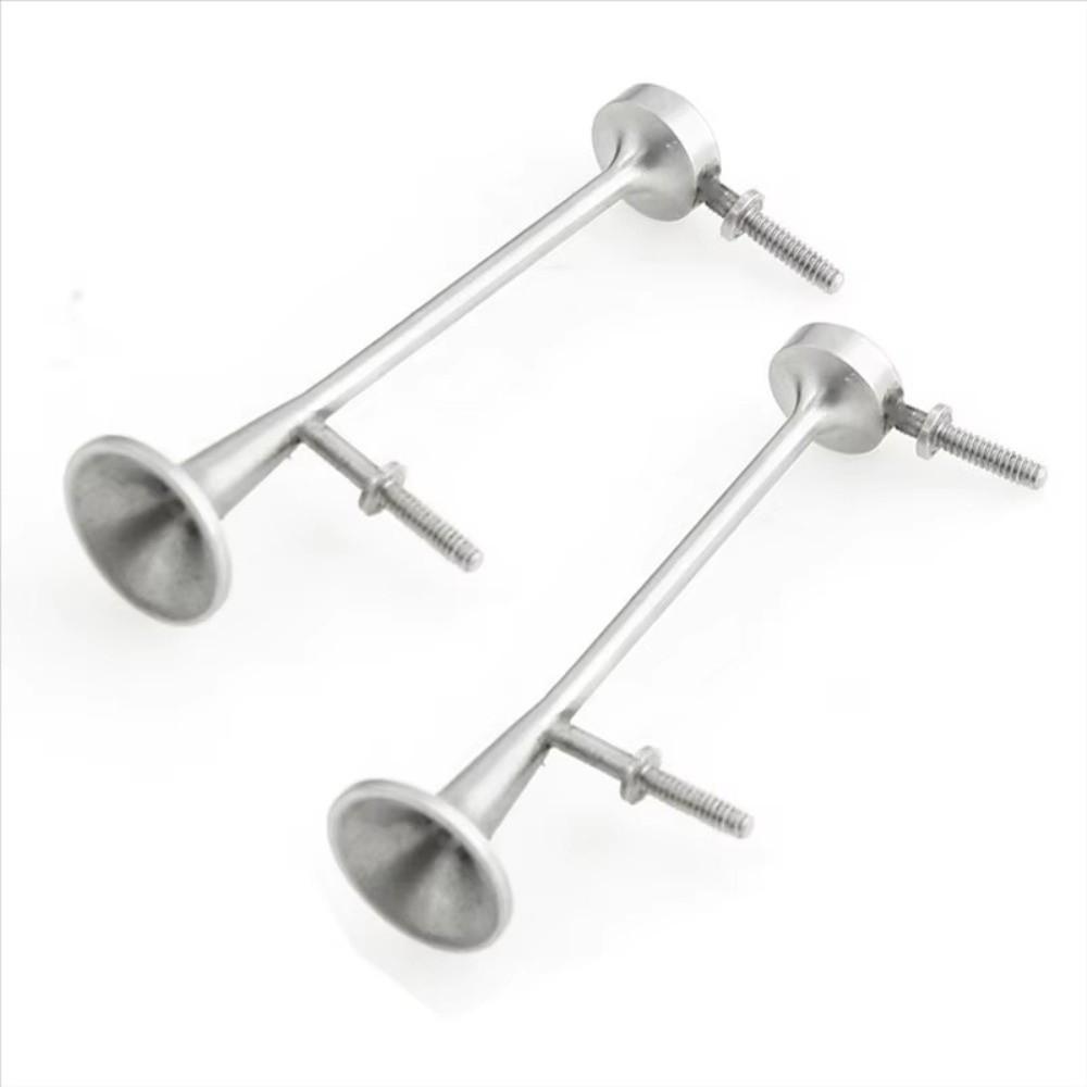 1 Pair 1:14 Speaker Whistle Mode Metal Simulation Speaker Decorate RC Truck Model