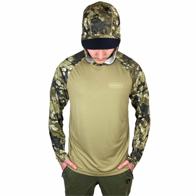Mens UPF 50 Quick-Dry Long Sleeve Fishing Shirt Breathable Sun Protection Outdoor Sport T-Shirt Summer Fall