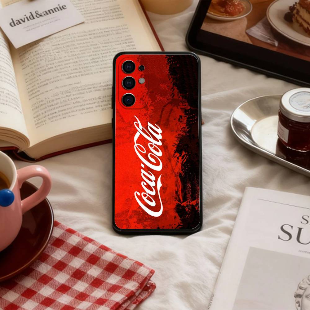 Hot C-Coca D-Drinks C-Cola  Phone Case For Samsung S 25,24,23,22,30,21,10,9,Ultra,Plus,Lite,FE,4,5 G Soft Black Case