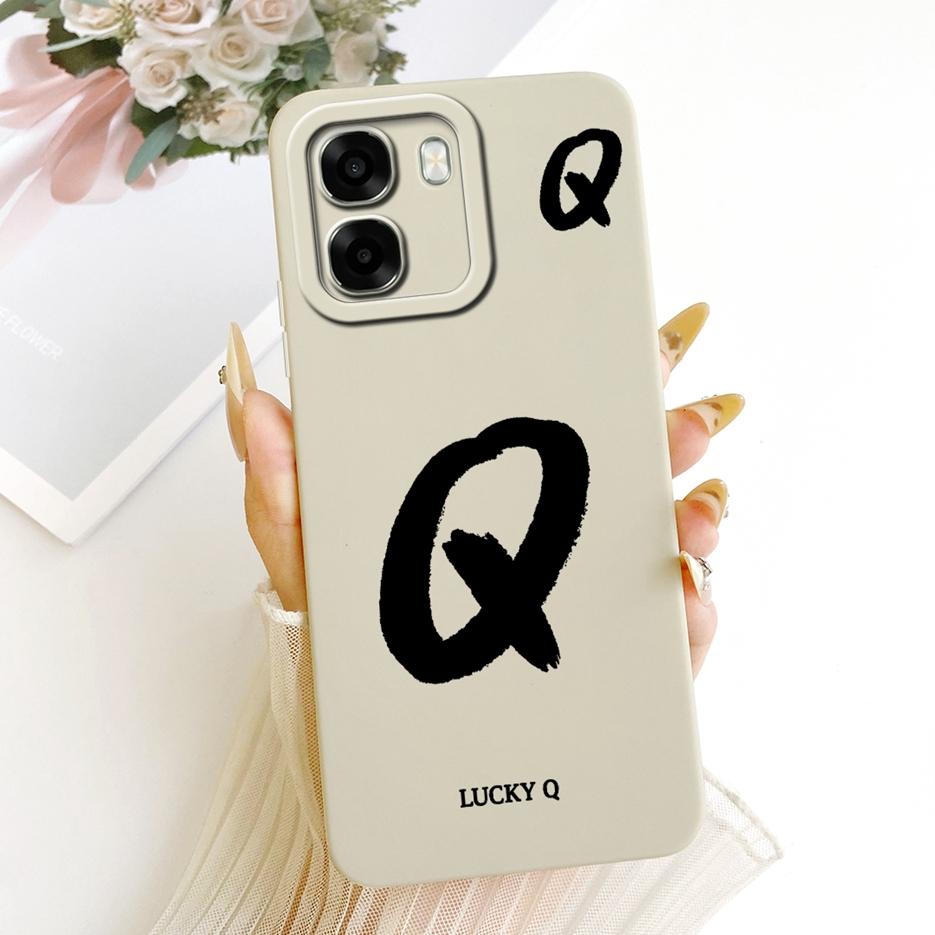 Чехол для Oppo A6 4G Чехол для Oppo A6x 5G CPH2783 Милый Чехол с Счастливыми Буквами Мягкий ТПУ Чехол для Телефона Для Oppo A6x 4G OppoA6 5G Задняя Крышка Fundas