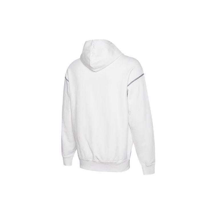 Puma Sporty Casual Printed Hoodie Men Tops White 597886-02