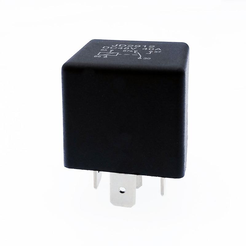 JD2912 4Pin 5Pin 40A Auto Car Relay DC 12V 24V 36V 48V 72V with Mounting Hole Coil Power 1.8W Automobile Control Device Relays 5