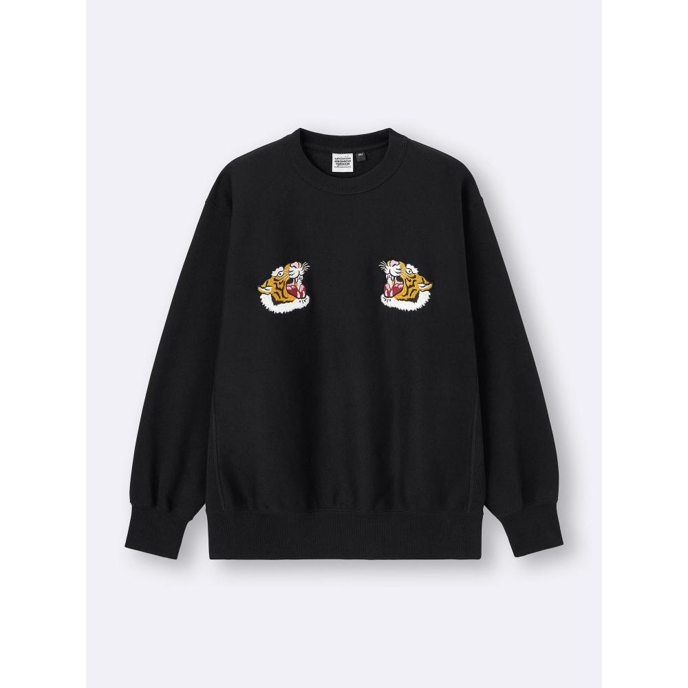 GU by Uniqlo Модель пуловера из плотного трикотажа