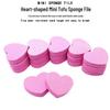 Love Heart Nail Buffing Sponge - High Elasticity Fashion Manicure Tool