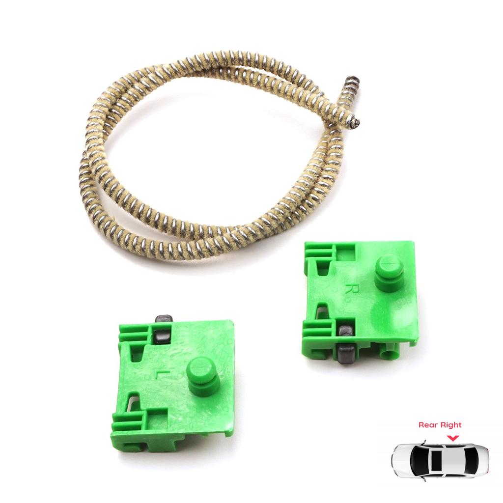 BWR472 Power Window Regulator Repair Kit Rear Right Door for Renault Laguna MK2 Espace MK4 5 Scenic MK1 Vel Satis 8200000558