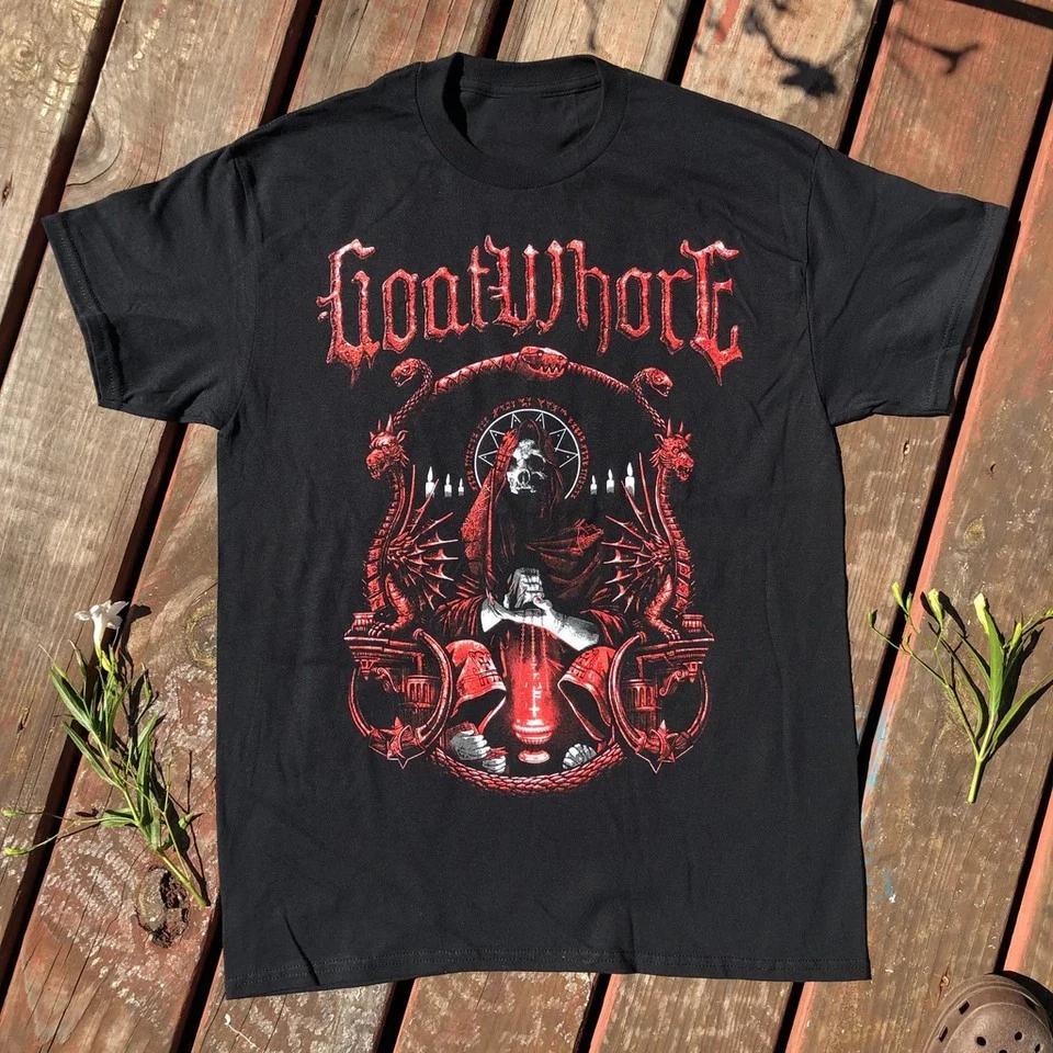Футболка унисекс Goatwhore Band Хлопок Подарок для фаната Черный S-5XL N3686