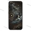 Suns Moons Clouds Astrological Phone Case For Samsung Galaxy A20,21s,22,31,32,52,53,72,73,80,91 Soft Liquid Silicone Black Cover