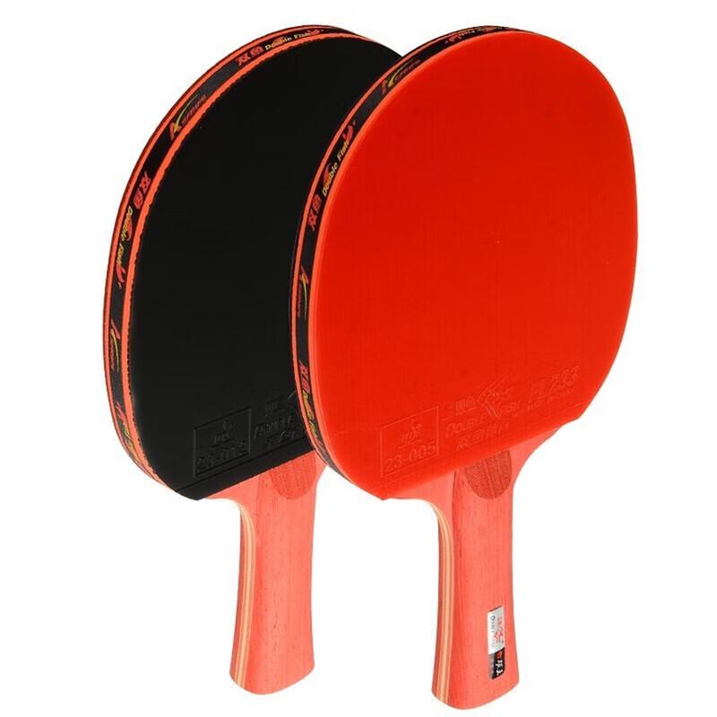 Настольная теннисная ракетка Double Fish Red Carbon King 3-звезды, ручка-перо