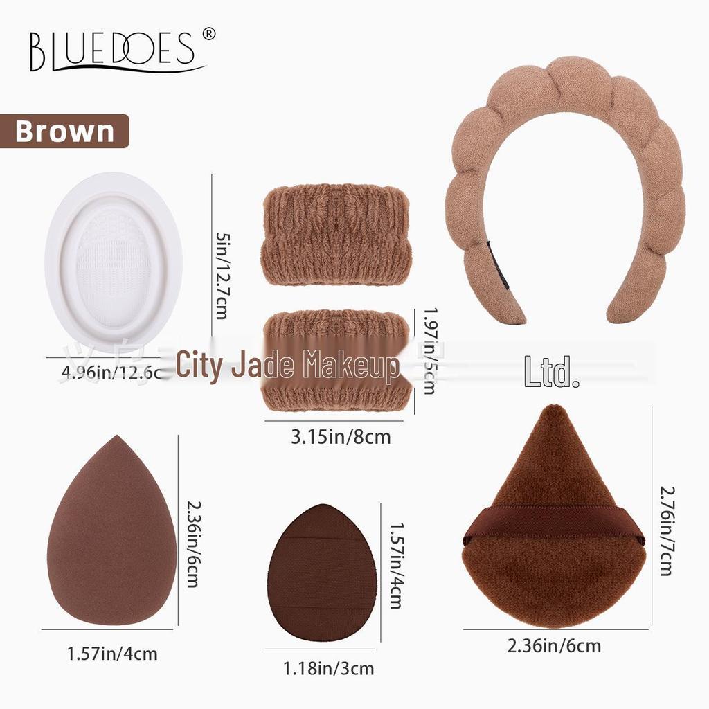 33-Piece Soft Makeup Brush & Beauty Sponge Set - Includes Eyeshadow & Foundation Brushes