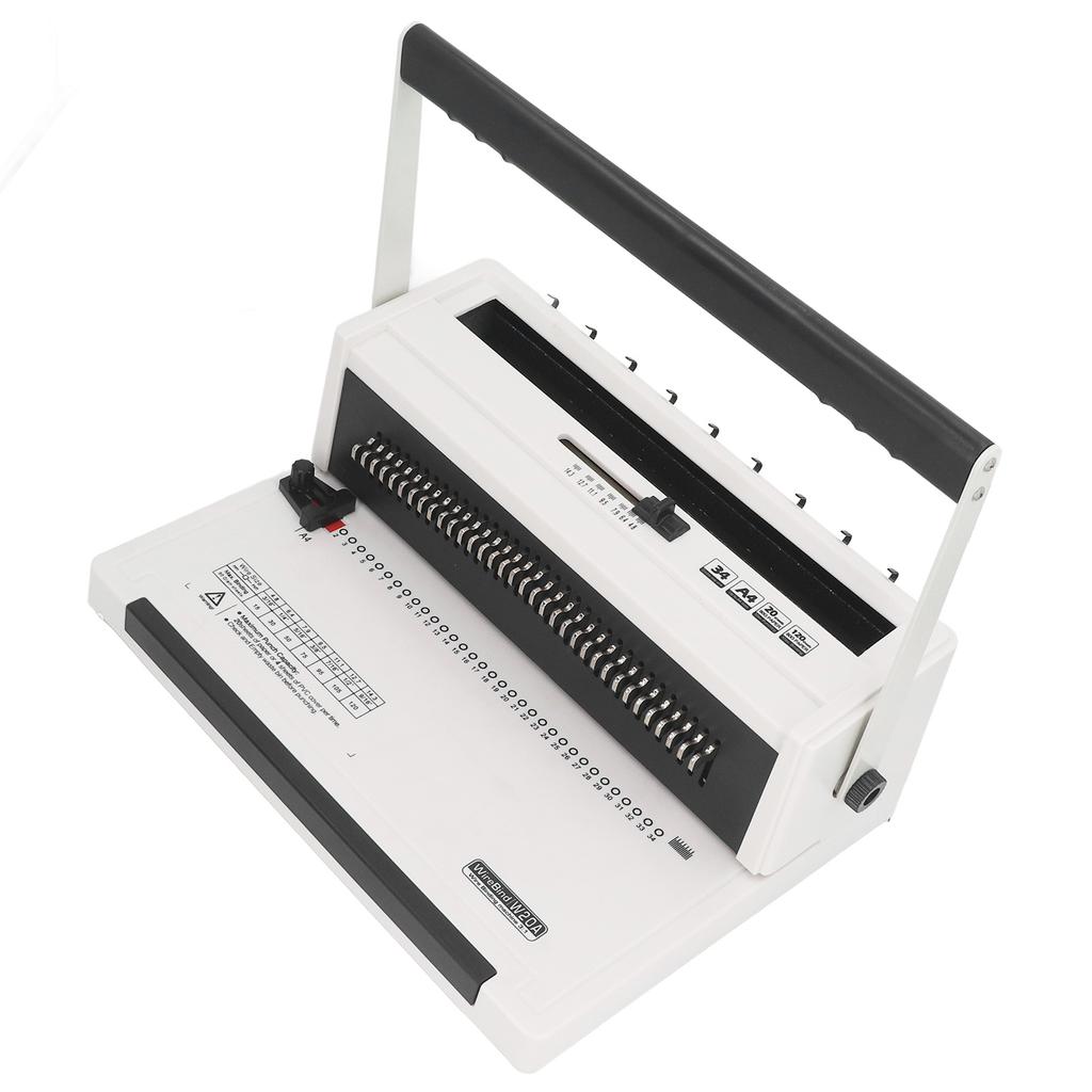 Машина для переплета проволоки с круглым отверстием, двойная проволока, гуманизированная ручка 3:1 машина для переплета с гребенчатым шагом