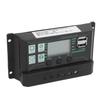 Solar Charge Controller 12V 24V 10A LCD Display Dual USB Port Multiple Guard Solar Panel Regulator for RV Car Boat