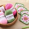 Пряжа из 4 нитей молочного хлопка для вязания крючком и ручного вязания для детей