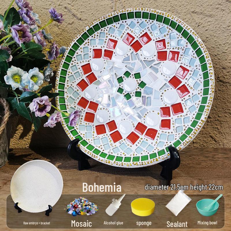 Набор для создания мозаичной тарелки своими руками: Тимбилдинг, Детские подарки, Развивающий декор для родителей и детей, Украшения и игрушки.