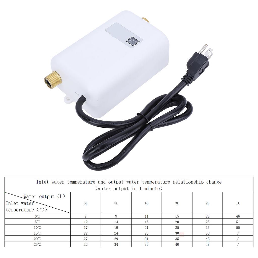 3000 Вт/3800 Вт Электрический проточный водонагреватель для ванной комнаты, кухни, проточный водонагреватель, нагреватель воды