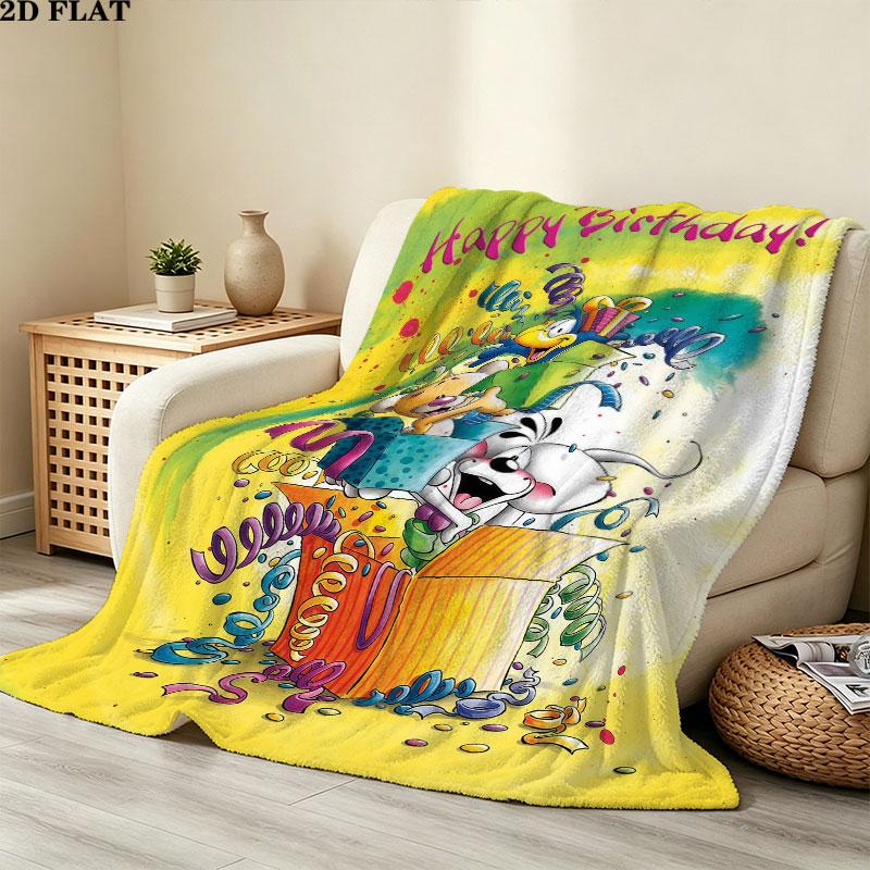 1PC Diddl Blanket, High quality Comfortable for All Seasons, Home Decor, Warmth and Comfort