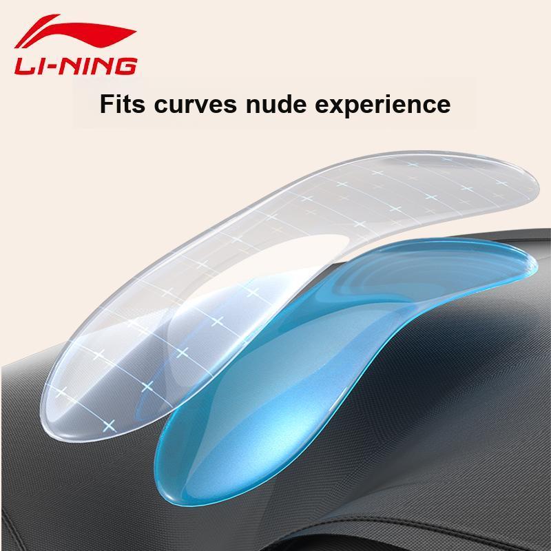 Li Ning Профессиональные плавки квадратного кроя Мужские плавки Черные LSSL075