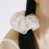 HAS HSU008 Oversized Ruffled Lace Scrunchie