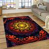 Meditation Mandala Bohemia Nature Spirit Yoga Carpet Rug for Home Living Room Bedroom Sofa Doormat Decor,Area Rug Non-slip Mat