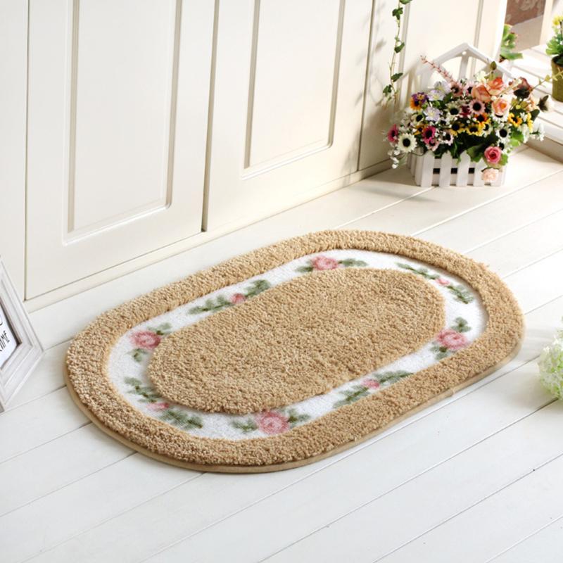 50*80 см пасторальный стиль нескользящий водопоглощающий напольный коврик ковер для ванной комнаты гостиной