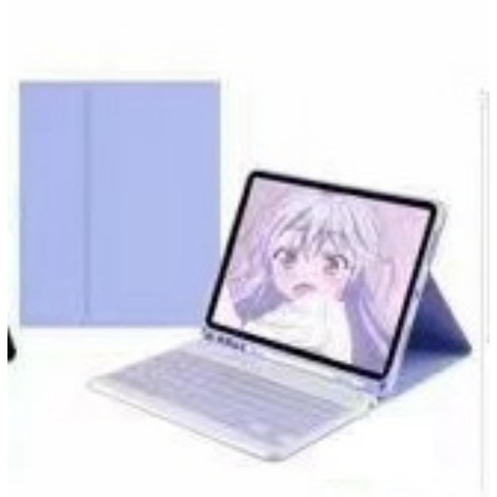 Чехол-клавиатура Bluetooth для iPad 10 2024 Pro 11 Air 6 Премиум кожаный чехол с беспроводной печатью