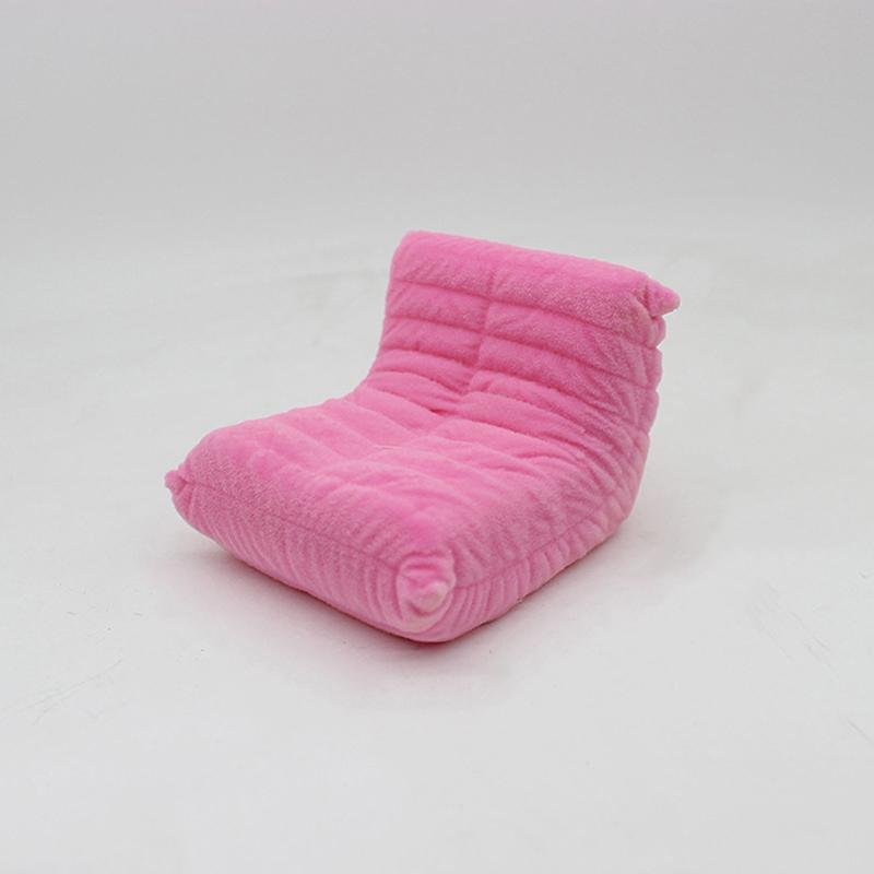 1:12 Dollhouse Miniature Mini Single Sofa Caterpillar Sofa Model Furniture Decoration Accessories Toys