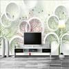 Фотообои 3d круглые абстрактные обои с деревом, настенные обои для гостиной, спальни, ТВ, фон, настенные обои