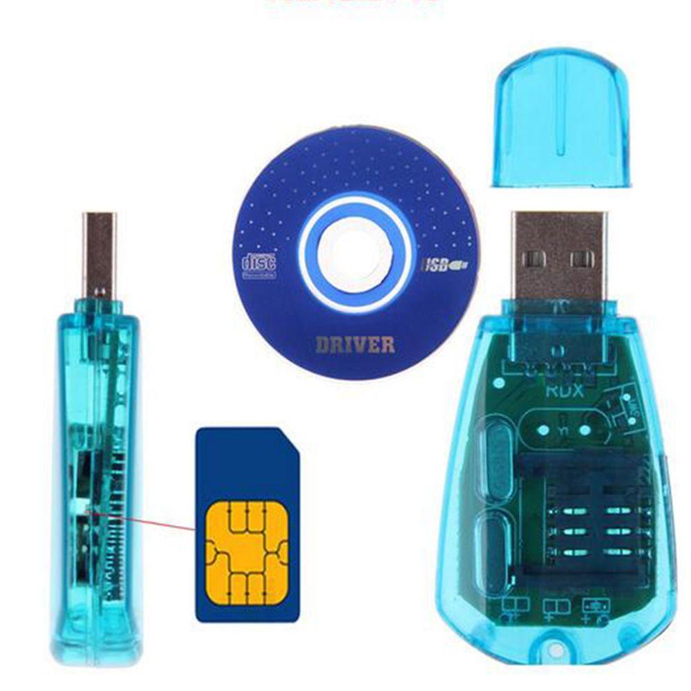 New Professional Standard Writer Driver Cloner SMS TRIXES USB SIM Copy Card Reader Cellphone