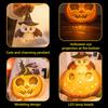 Светодиодный фонарь-тыква на Хэллоуин Декор Детский DIY Набор Материалов Подвесной Бумажный Сотовый Светящийся Фонарный Фестиваль Декор