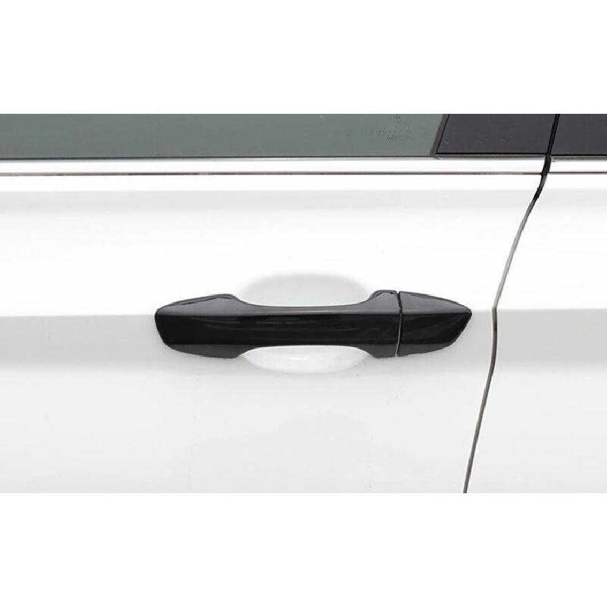 Exterior Outside Door Handle Trim For Volkswagen Jetta Mk7 2019-2023 ABS Black