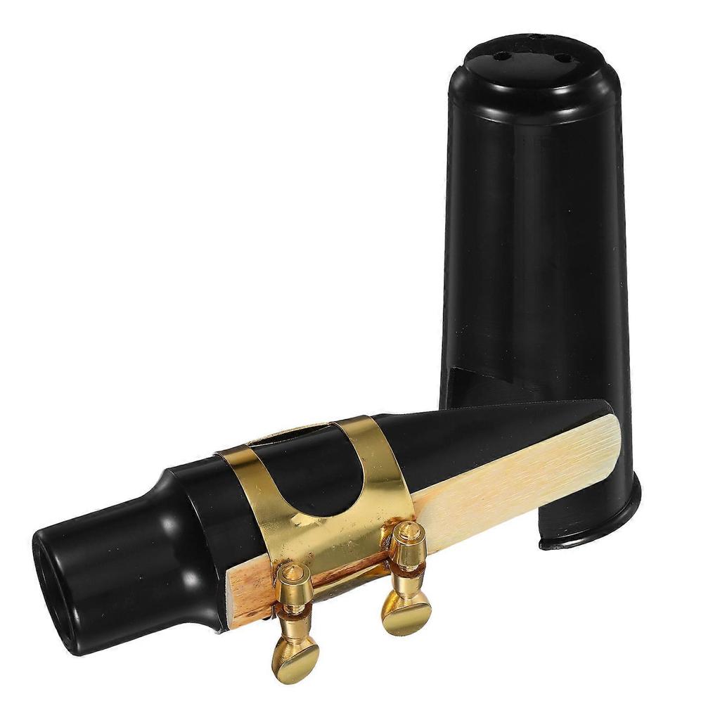 Abs Alto Saxophone Mouthpiece Kit with Caps – Durable, Precision Made Replacement Parts for Jazz & Band Musicians, Easy to Use for All Skill Levels