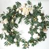 Artificial Flower Garlands for Table Runner Eucalyptus Sweetheart Table Centerpieces for Backdrop Boho Wedding Decoration