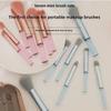7-Piece Mini Makeup Brush Set: Soft Brushes for Eyeshadow, Concealer & Powder - Ideal for Beginners
