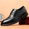 Высококачественные рабочие туфли для поездок на работу, роскошные мужские туфли с острым носком, универсальные мужские повседневные туфли из натуральной кожи со шнуровкой