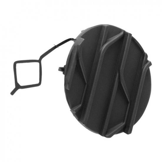 Car Front Bumper Tow Hook Eye Cover Cap Unpainted For Toyota Yaris III 2014-2017