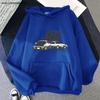 Initial D AE86 JDM Hoodies Японская автомобильная мода Буквенный принт Hoodie Мужские толстовки Streetwear Женские свободные Hoodie